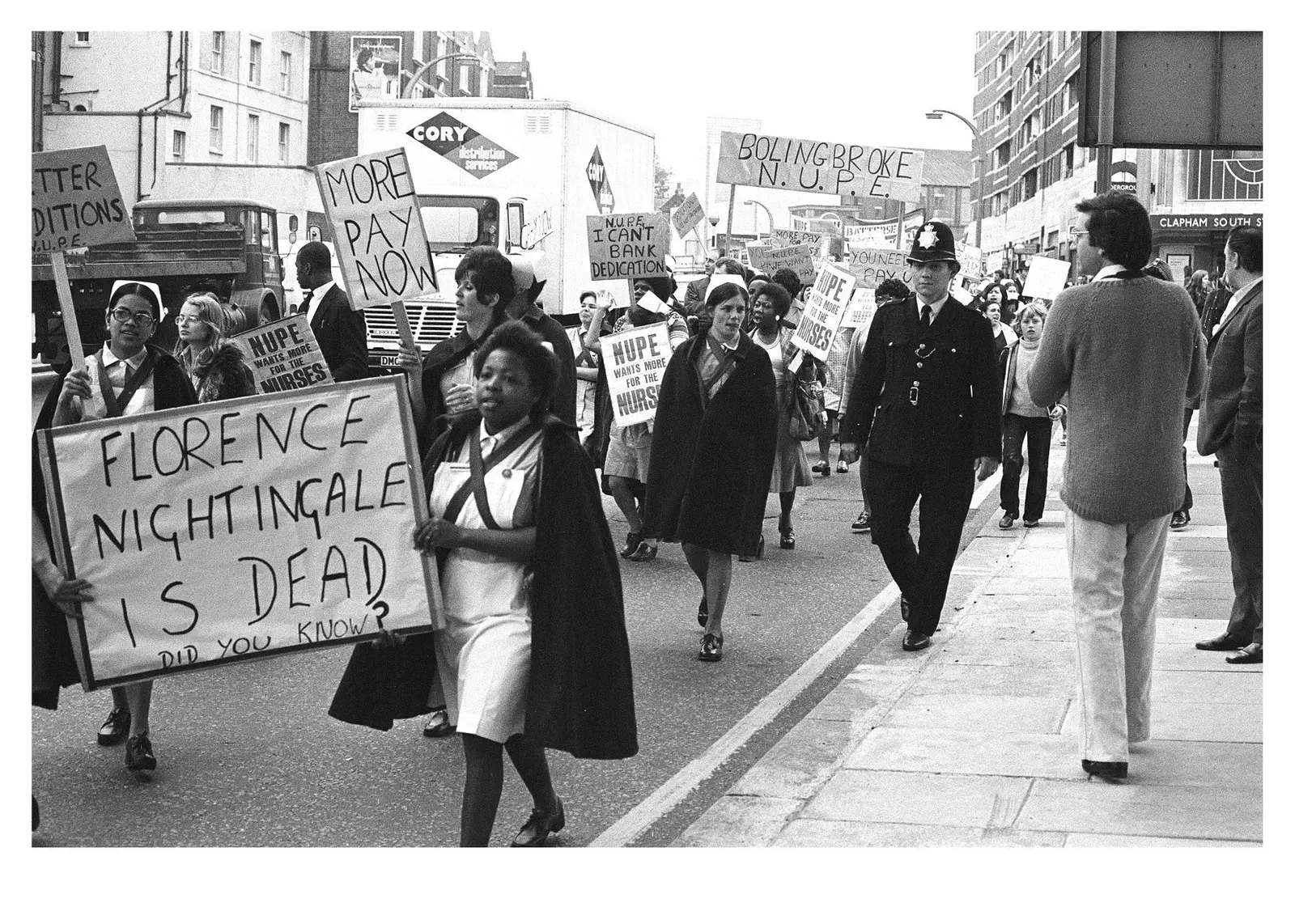 NHS Workers’ Strikes London 1974 image 6