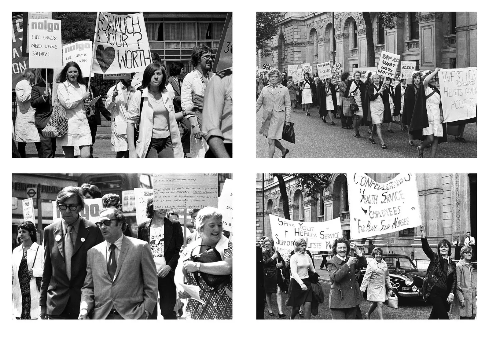 NHS Workers’ Strikes London 1974 image 10