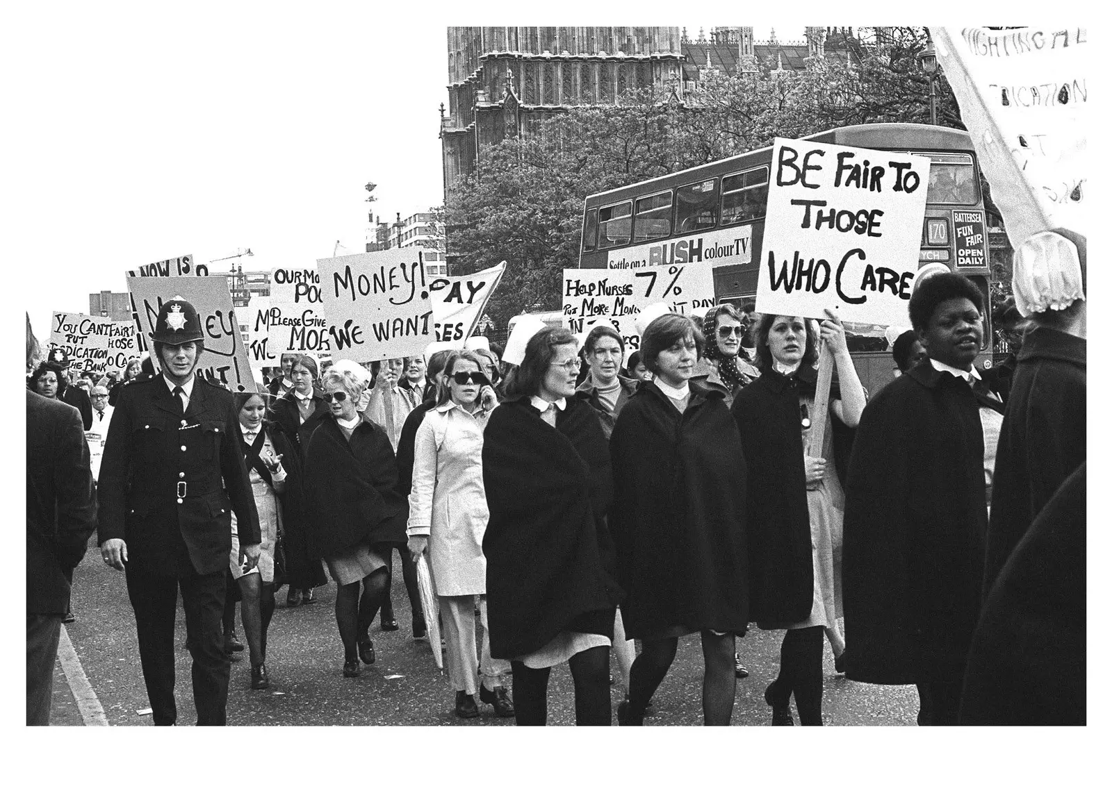 NHS Workers’ Strikes London 1974 image 11