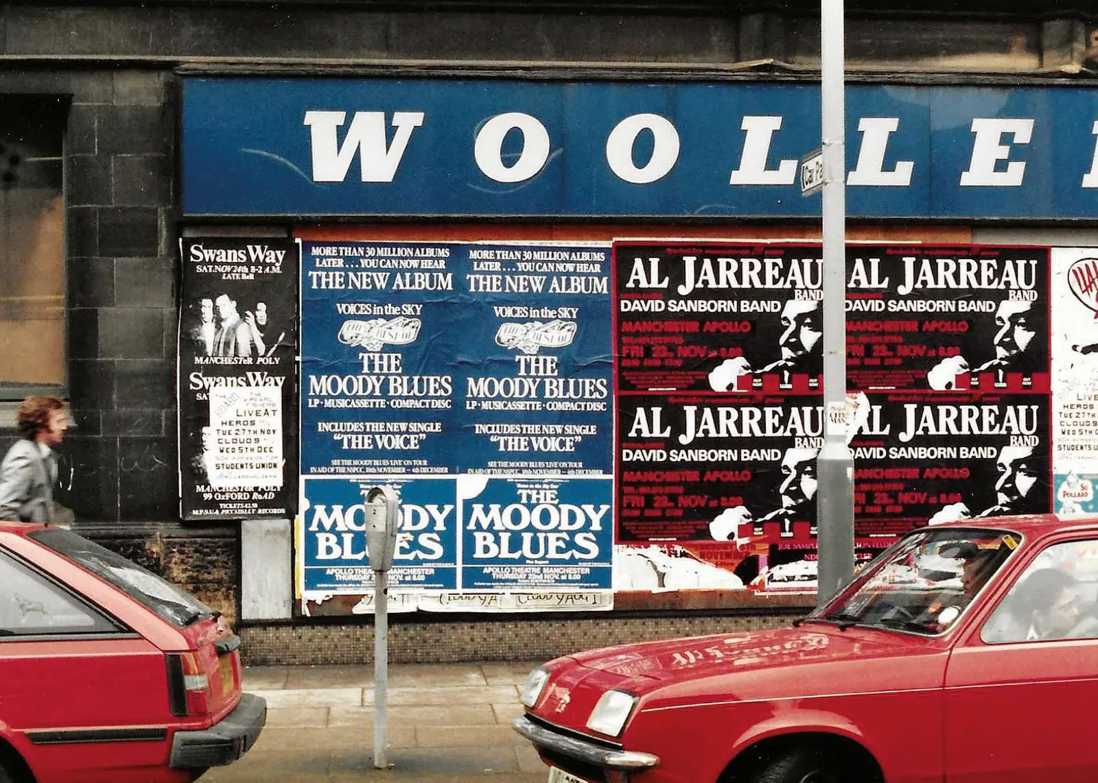 Fly-posting, Manchester 1980s image 3