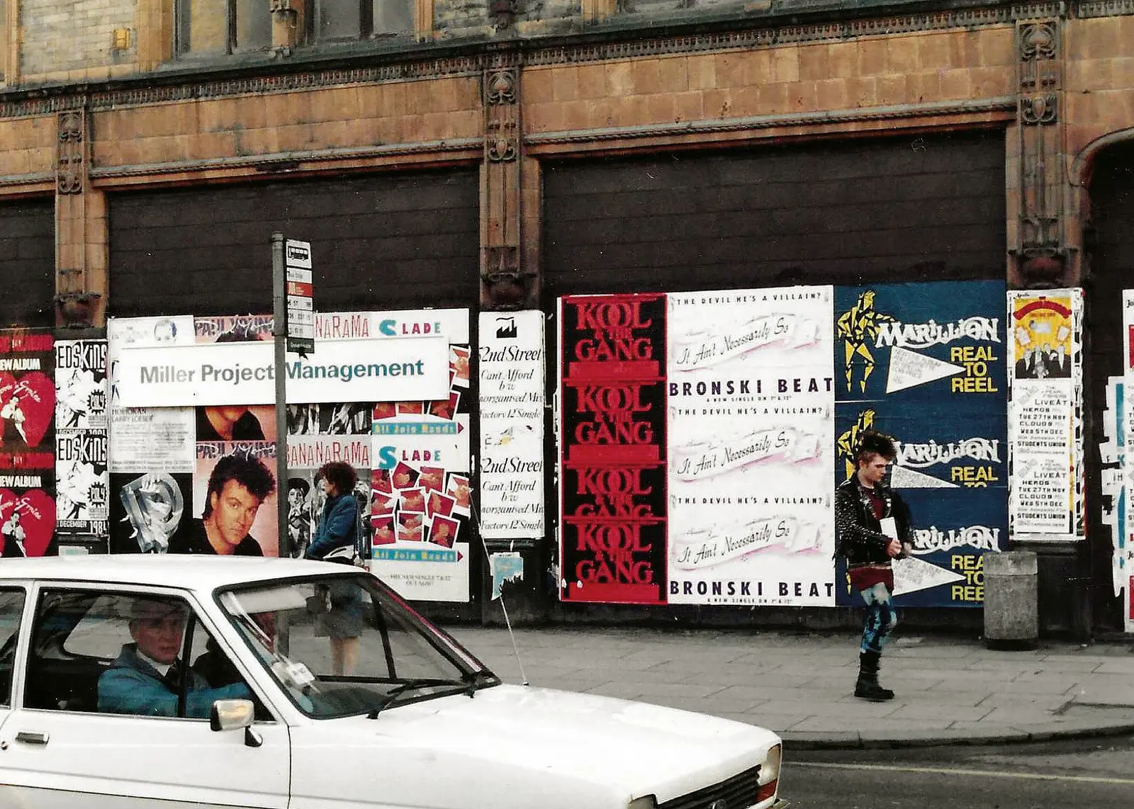 Fly-posting, Manchester 1980s image 4