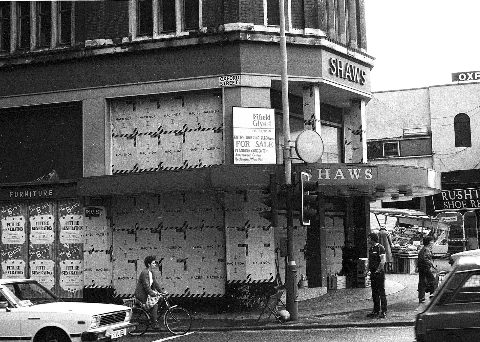 Fly-posting, Manchester 1980s image 6
