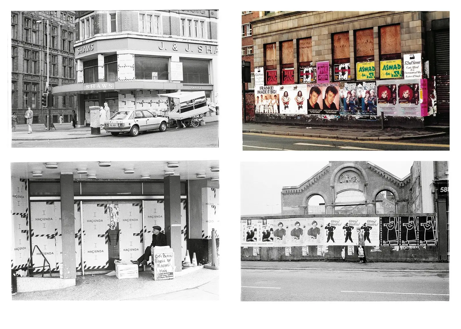 Fly-posting, Manchester 1980s image 7