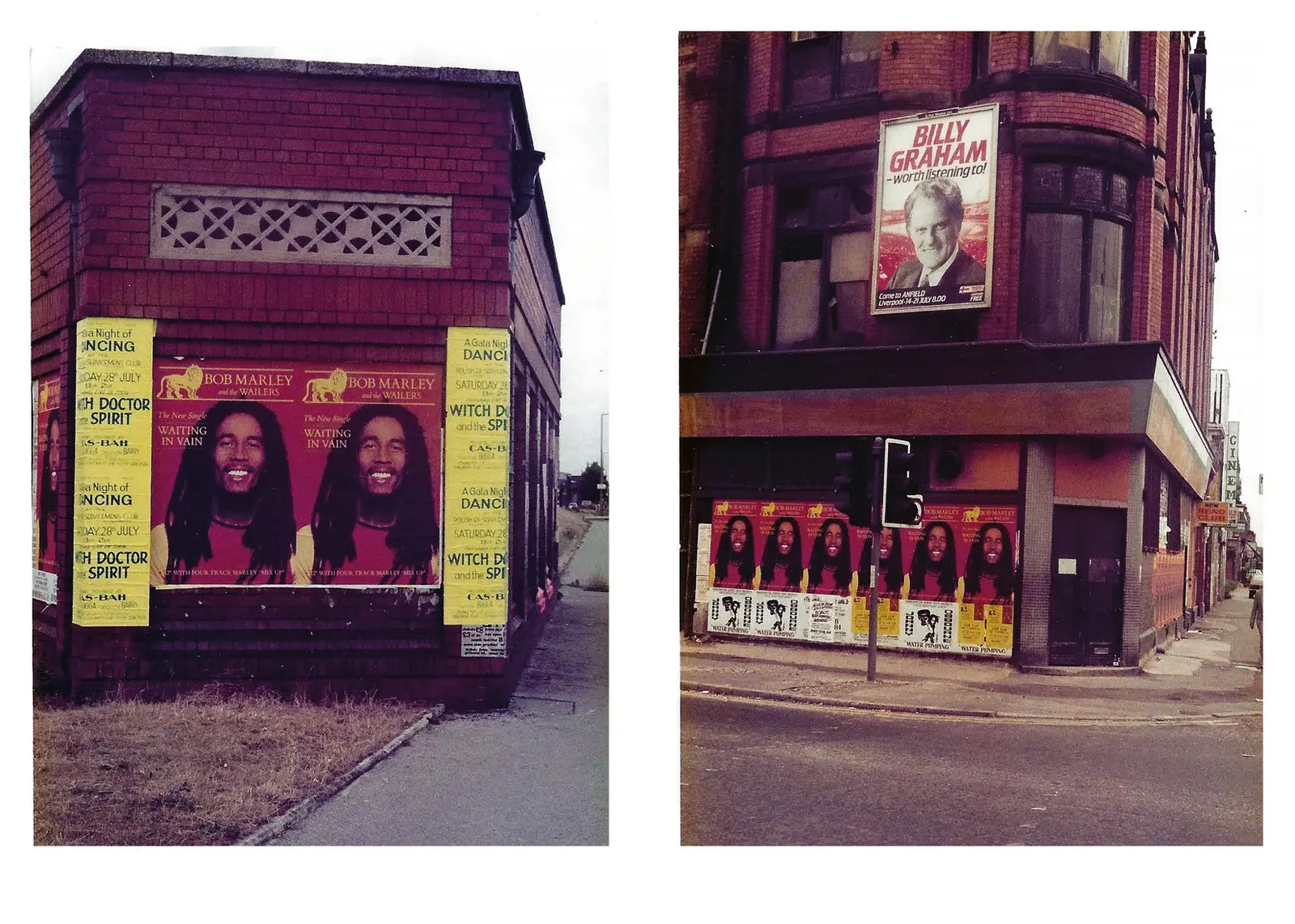 Fly-posting, Manchester 1980s image 8