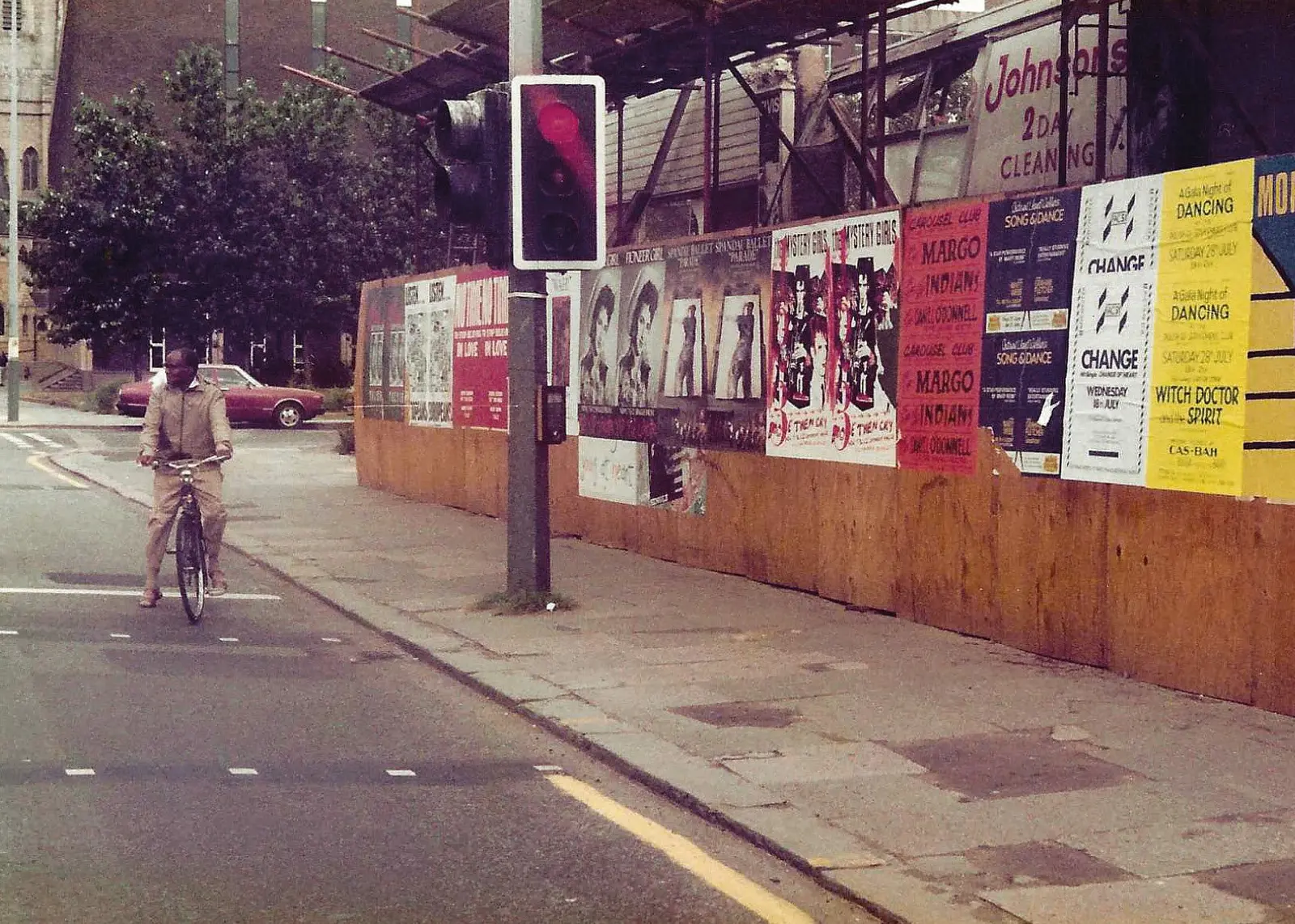 Fly-posting, Manchester 1980s image 10