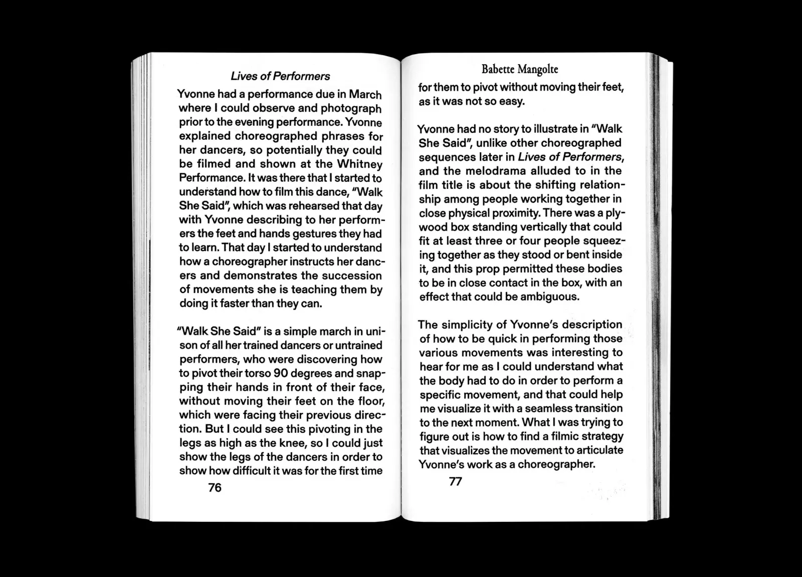 Privilege: An Yvonne Rainer Filmography image 6