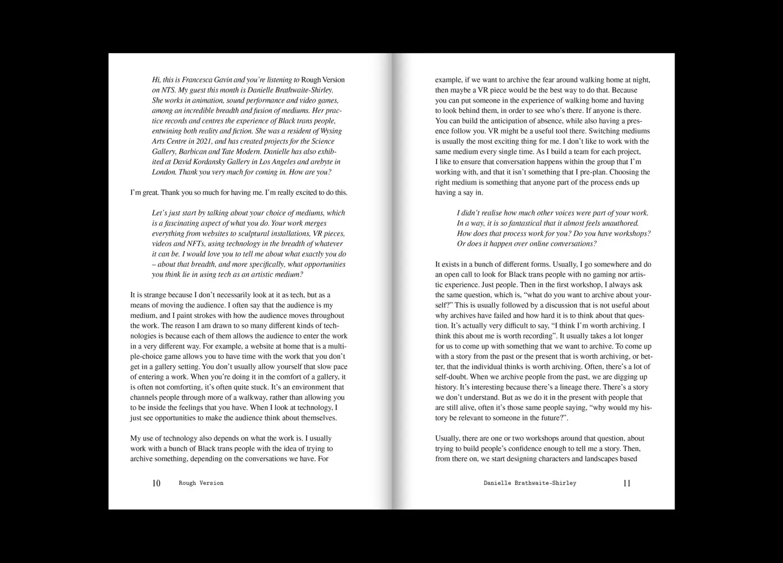 Rough Version, The NTS Interviews, 2022-2024 image 3