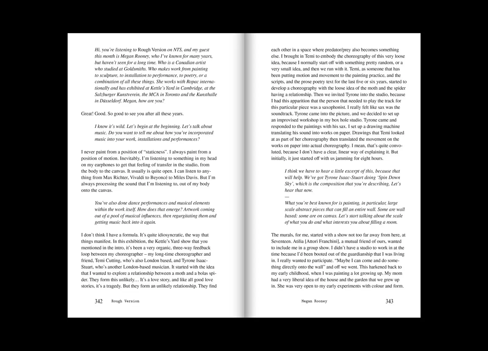 Rough Version, The NTS Interviews, 2022-2024 image 7