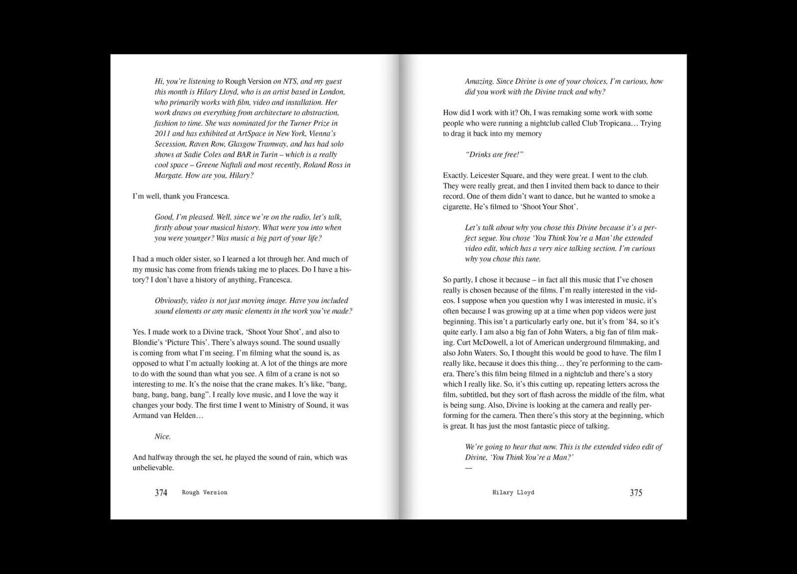 Rough Version, The NTS Interviews, 2022-2024 image 9