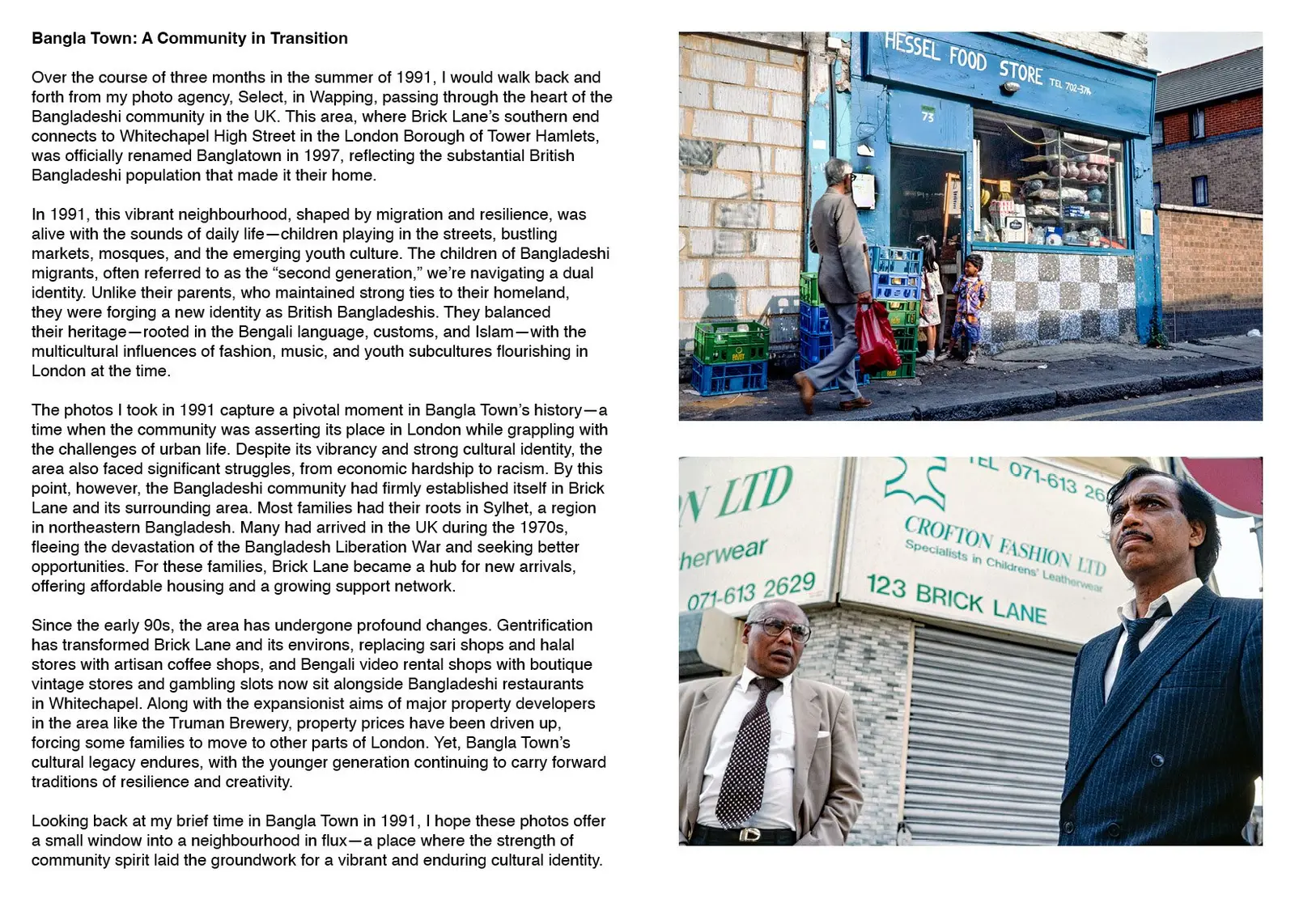 Banglatown, London 1991 image 2