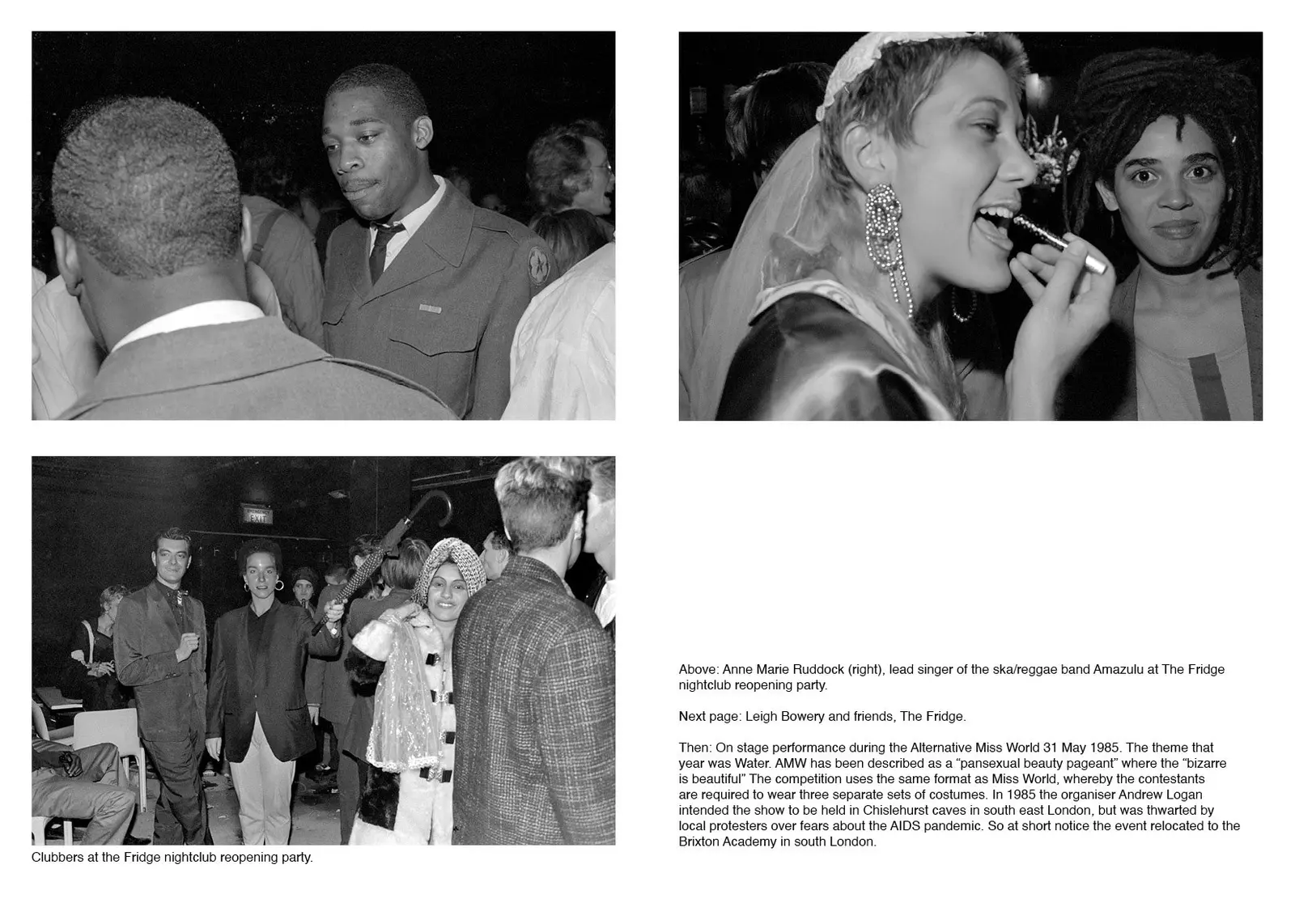 The Fridge / Alternative Miss World, Brixton,  1985 image 9