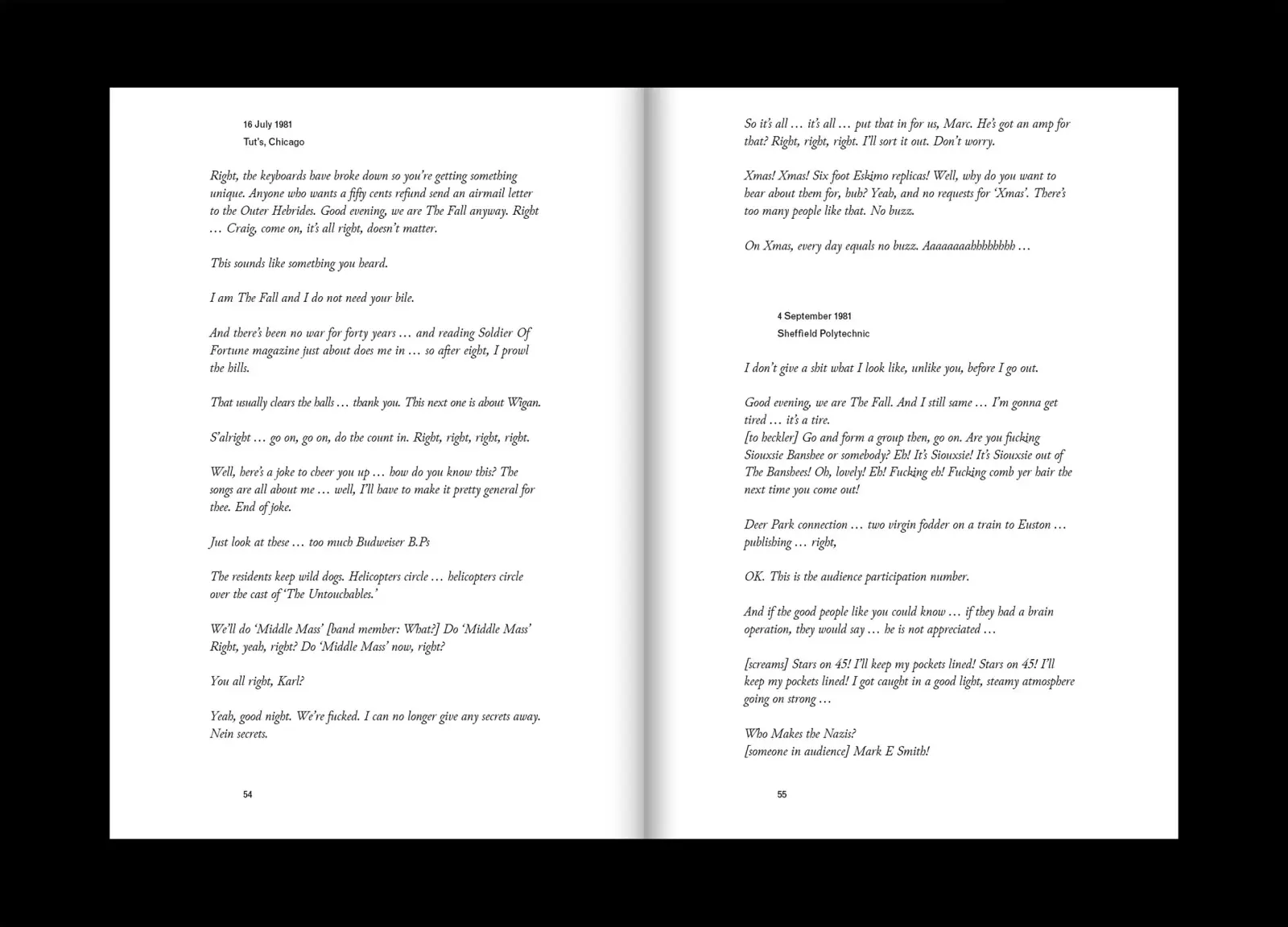 Slang King: M.E.S. on Stage 1977-2013 image 5