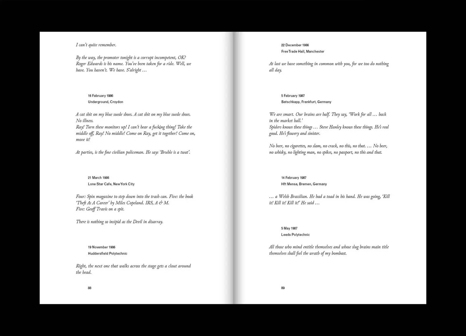 Slang King: M.E.S. on Stage 1977-2013 image 9