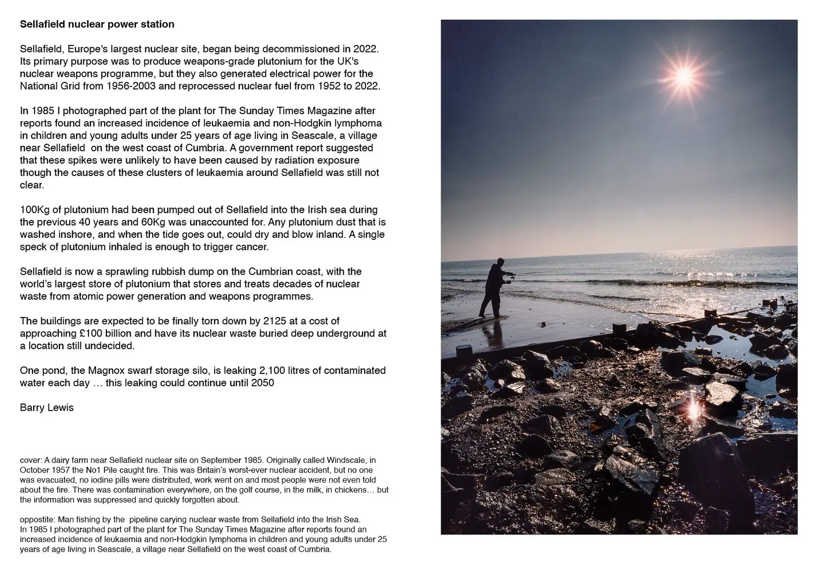 Sellafield Nuclear Site 1985 image 2