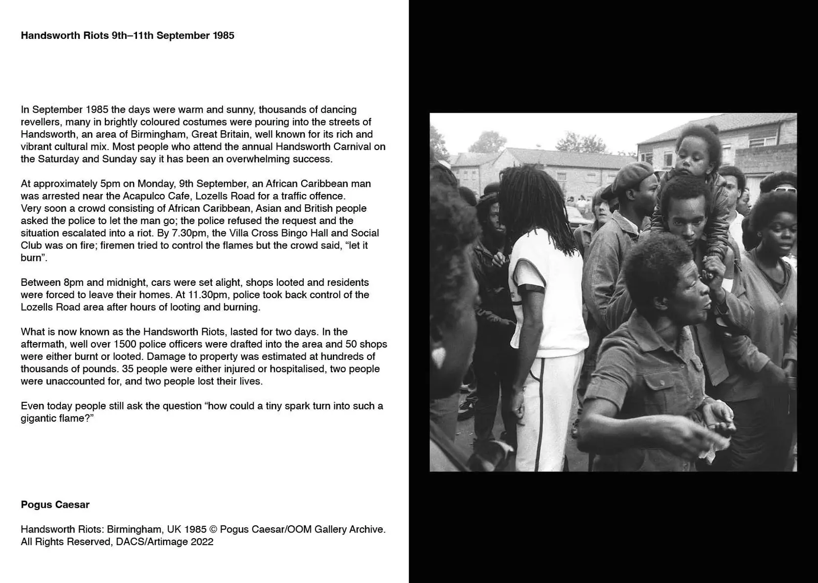 Handsworth Riots 1985 image 2