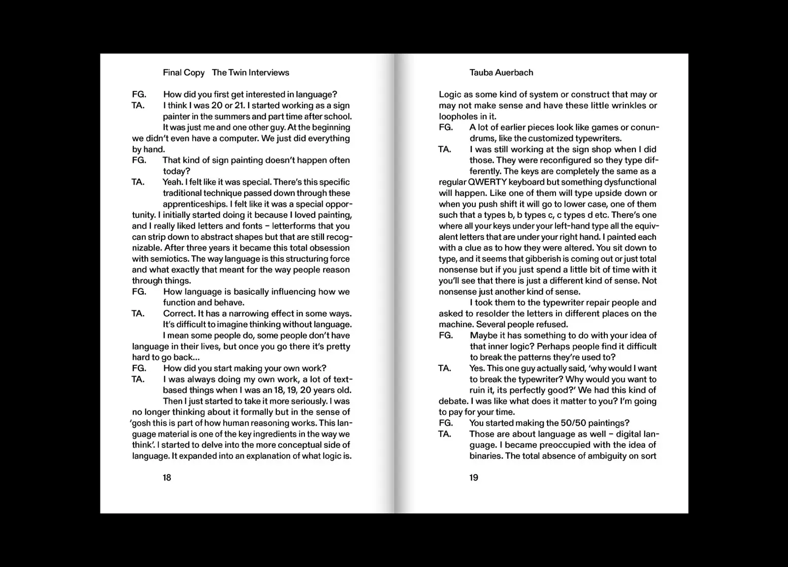 Final Copy: The Twin Interviews image 3