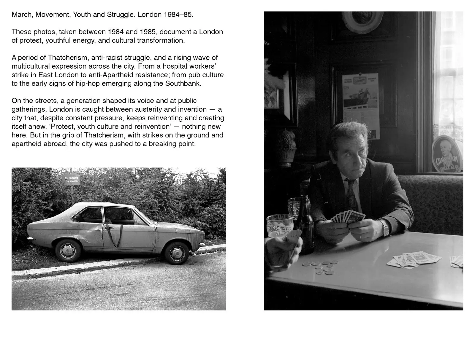 Protest, Youth, Reinvention London 1984–85 image 2