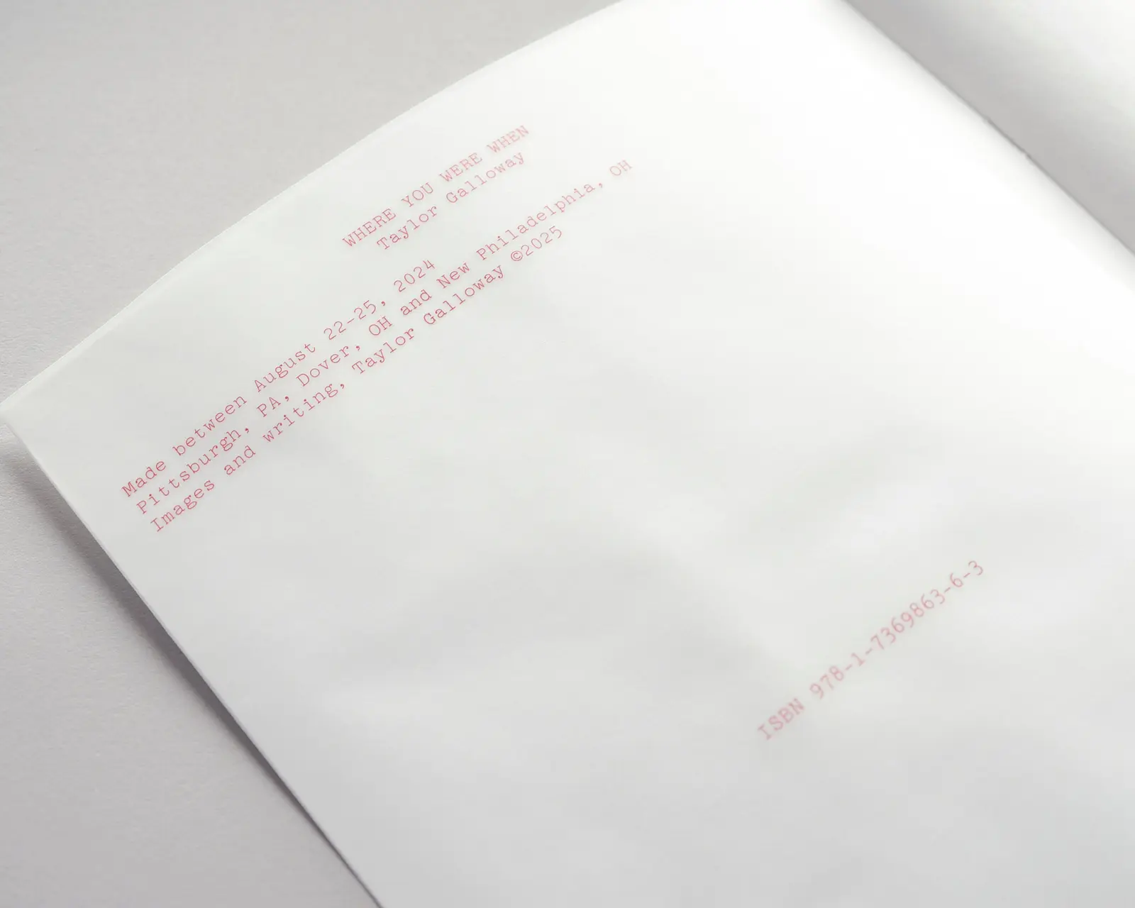 Where You Were When image 4