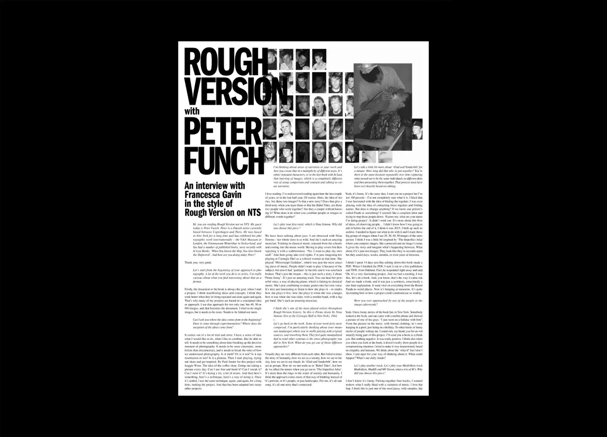 Rough Version with Peter Funch